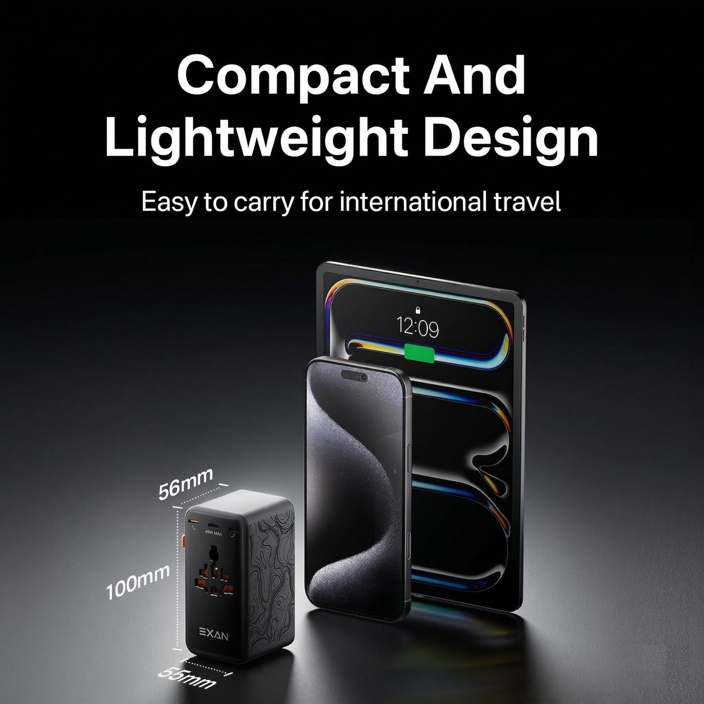 EXAN Voyager 205 Universal Travel Adapter