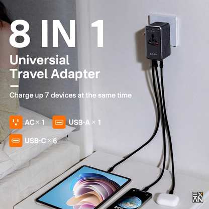 EXAN Voyager 205 Universal Travel Adapter